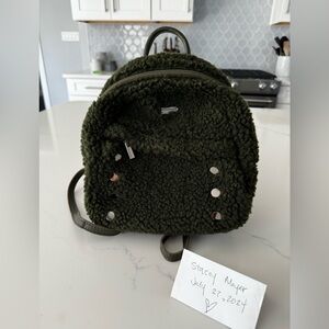 Hammitt Med Shane in Olive Shearling